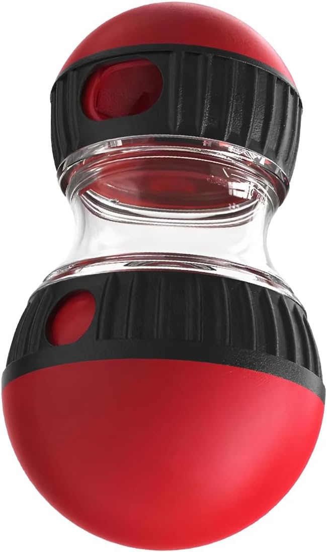 Interactive Pet Toys, Fun Tumbler Puzzle Toys with Food Dispense for Cat,Small Dogs and Other Pets, Interactive Chase Treat Ball Playing Indoor for Cats and Mini Puppies in Safety (Owl Shape)