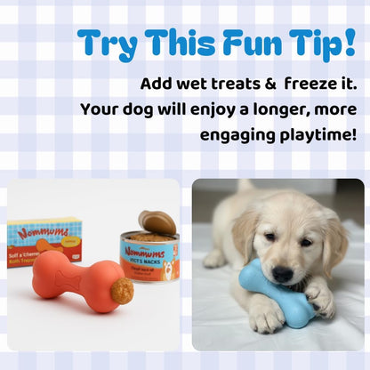 2 Pack Dog Puzzle Toy - Interactive Dog Treat Toy & Puzzle Dispenser - Enrichment Puzzle Toys for Smart Dogs & Puppies - Treat Dispensing Dog Toys for Cognitive Engagement & Fun Learning (Blue)