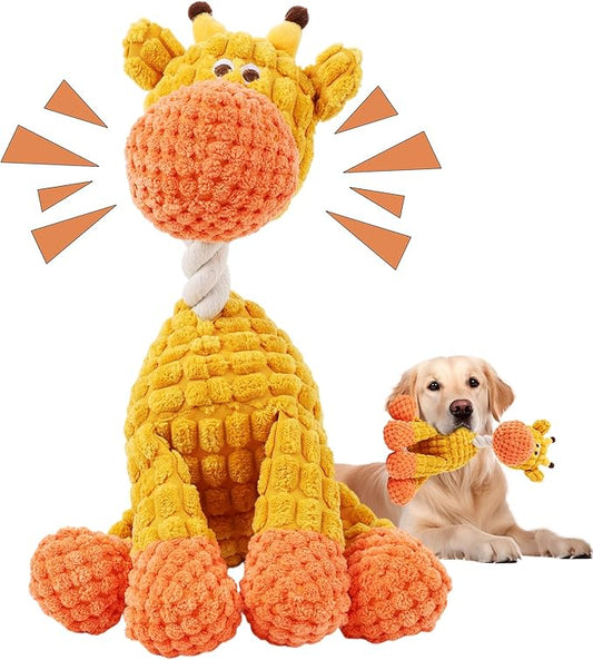 2026 New Dog Toys, Indestructible Plush Dog Toy for Aggressive Chewers,Squeaky Chew Toys for Small Medium Dogs,Dogs Squeaky Chew Toy for Indoor Pups Teething